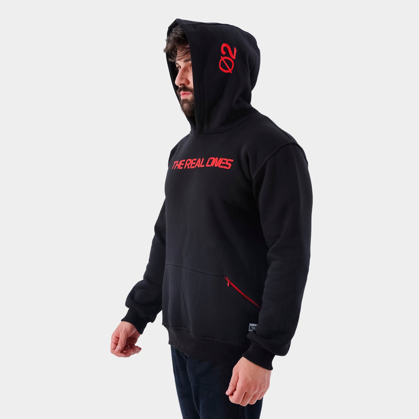 K01 — Equal 2 Hoodie (Crimson Red)